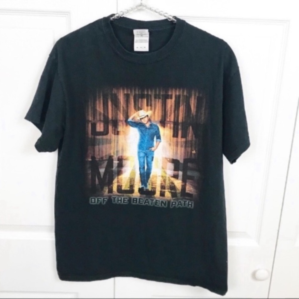 Justin Moore l Off The Beaten Path Album T-shirt